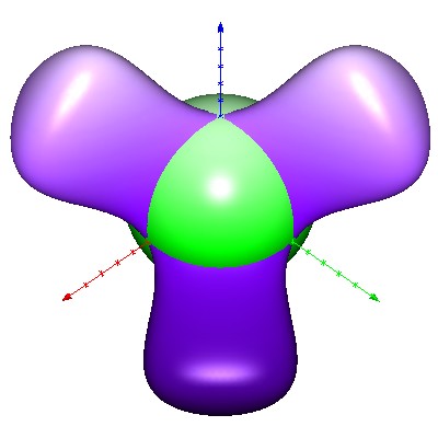 Colored according to height (individual colors)