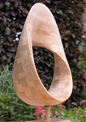 Mbius strip made of wood