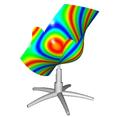 A mathmatical office chair